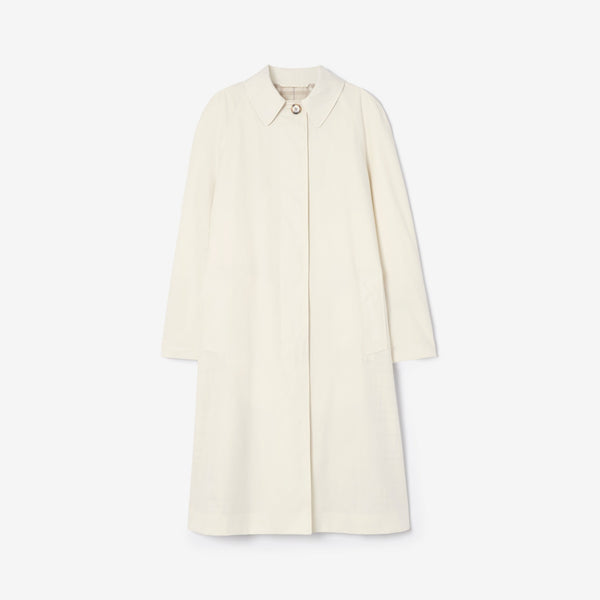 Long Tropical Gabardine Car Coat