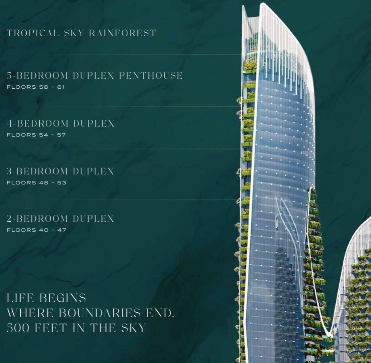 S A F A ONE — De Grisogono Geneva — 1–2–3–4–5 Bedroom Duplexes and Penthouses — Business Bay Dubai UAE