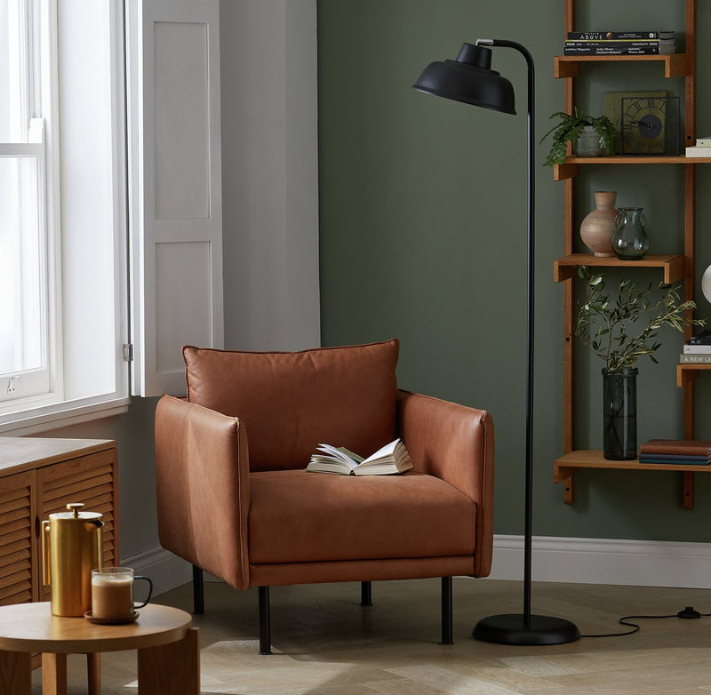 Habitat Benson Floor Lamp - Mustard