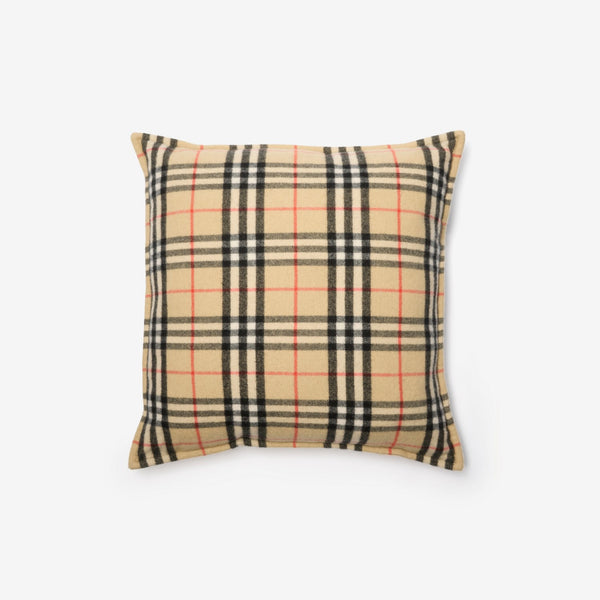 Check Cashmere Cushion