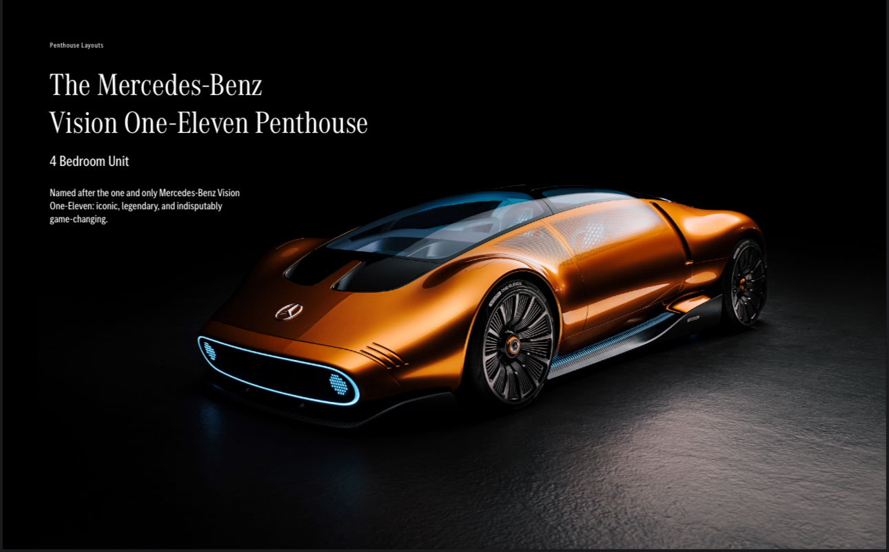 Mercedes-Benz Places 2-6 Bedroom Ultra Luxury Residences Downtown Dubai