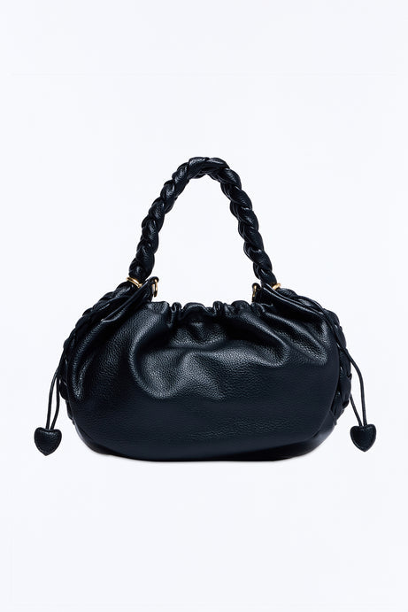 Pull Me Closer Faux Leather Crossbody Handbag