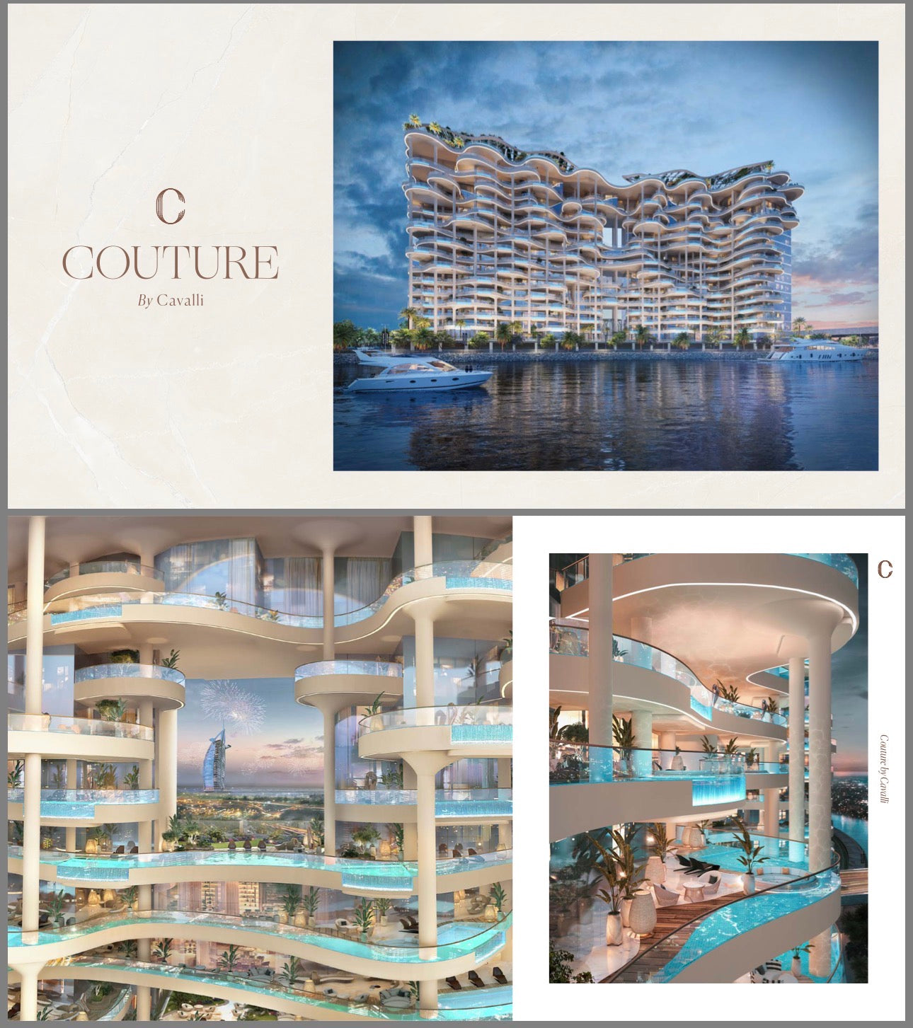 Couture by Cavali — 3 4 5 6 Bedroom Ultra Luxury Residences and Penthouses — Masterpiece Lifestyle Experience — Dubai UAE
