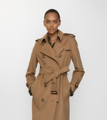 Long Cashmere Kensington Trench Coat