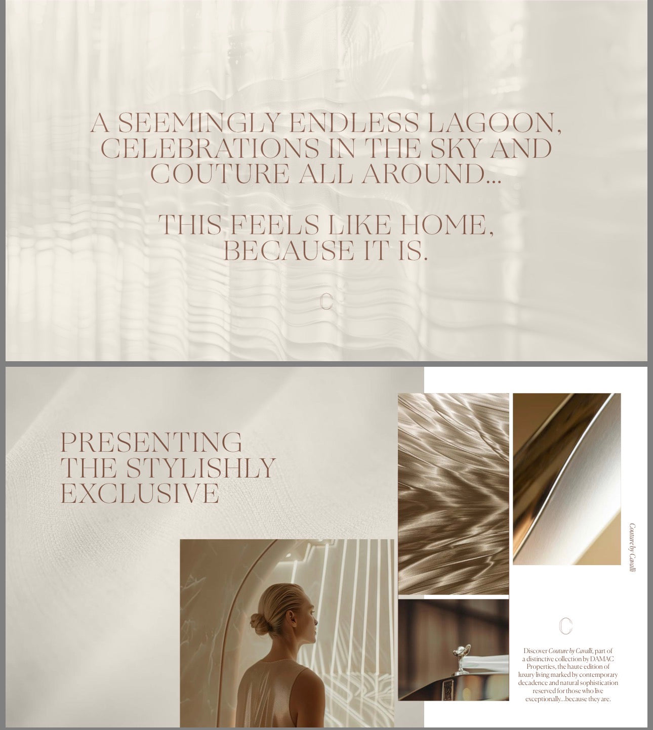 Couture by Cavali — 3 4 5 6 Bedroom Ultra Luxury Residences and Penthouses — Masterpiece Lifestyle Experience — Dubai UAE
