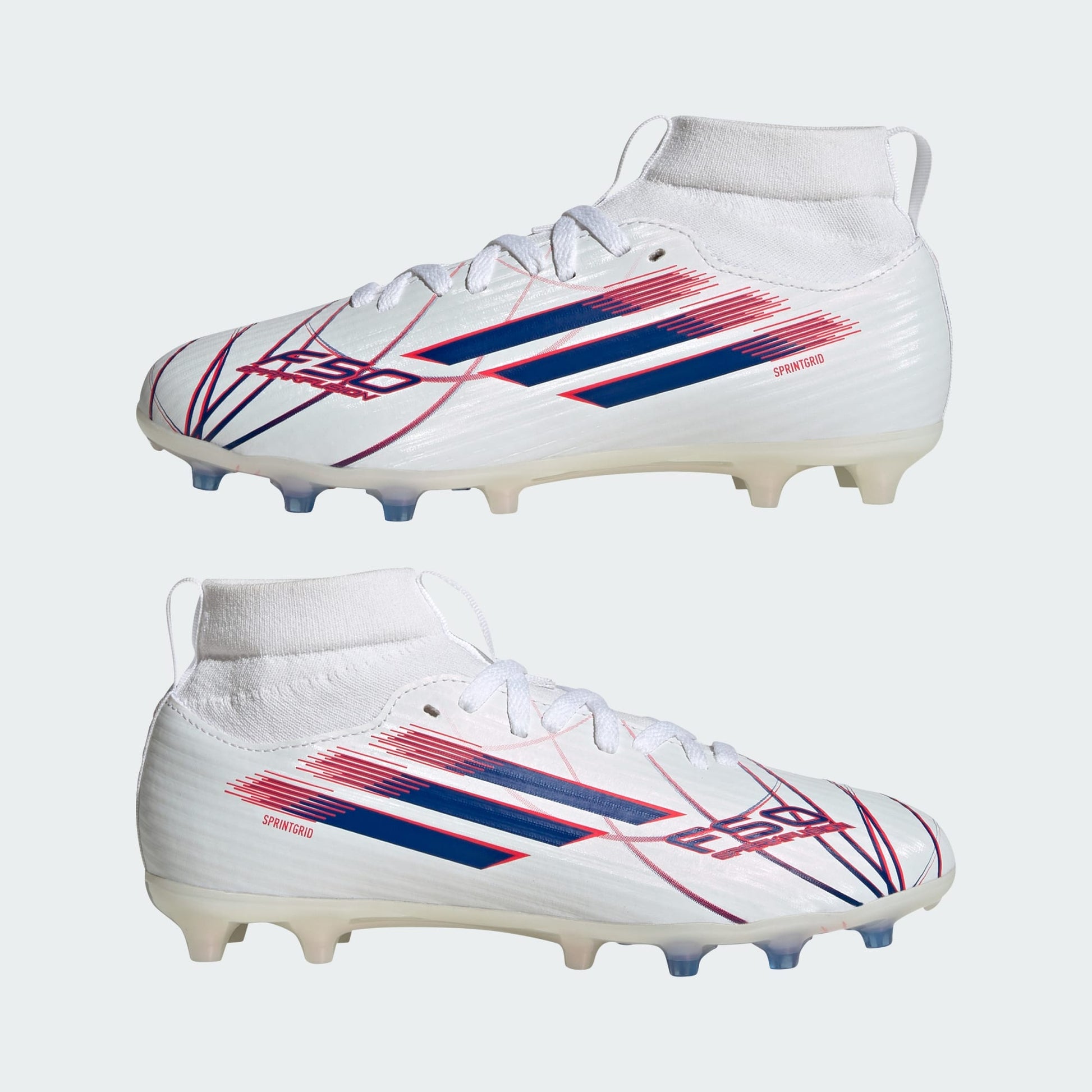 F50 SPARKFUSION LEAGUE Mid Cut Firm Ground / Artificial Ground Football Boots Kids