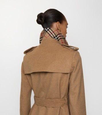 Long Cashmere Kensington Trench Coat