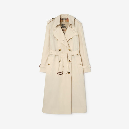 Long Tropical Gabardine Waterloo Trench Coat