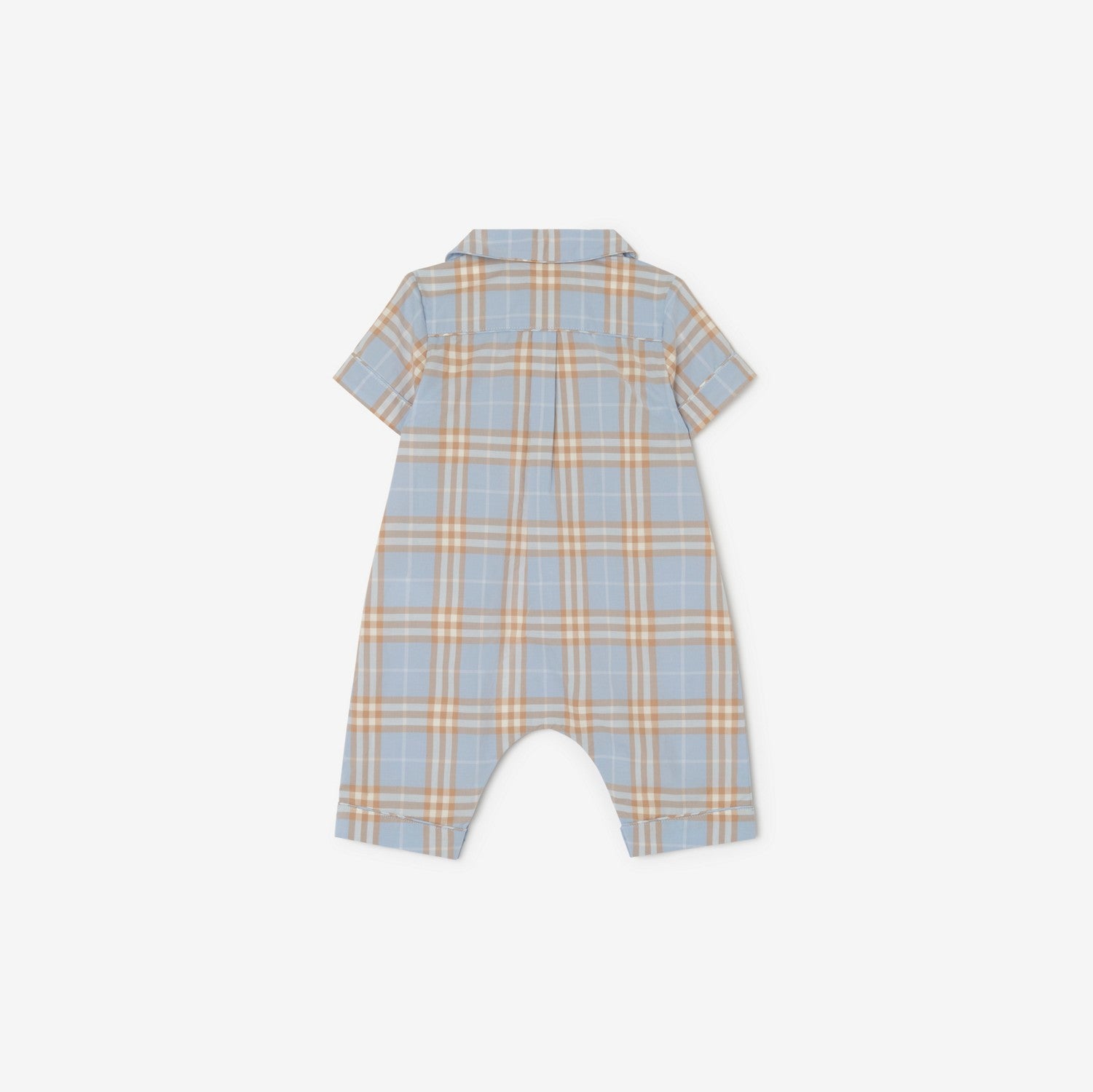 Check Cotton Playsuit