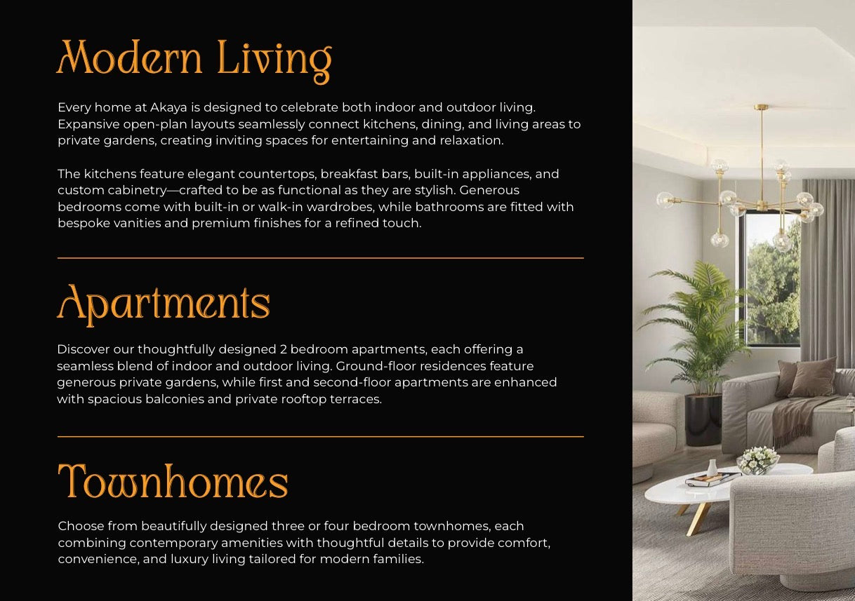 Akaya and Trassaco Park— Studio-1-2-3-4 Bedroom Modern Homes —Essential Amenities in Accra Ghana