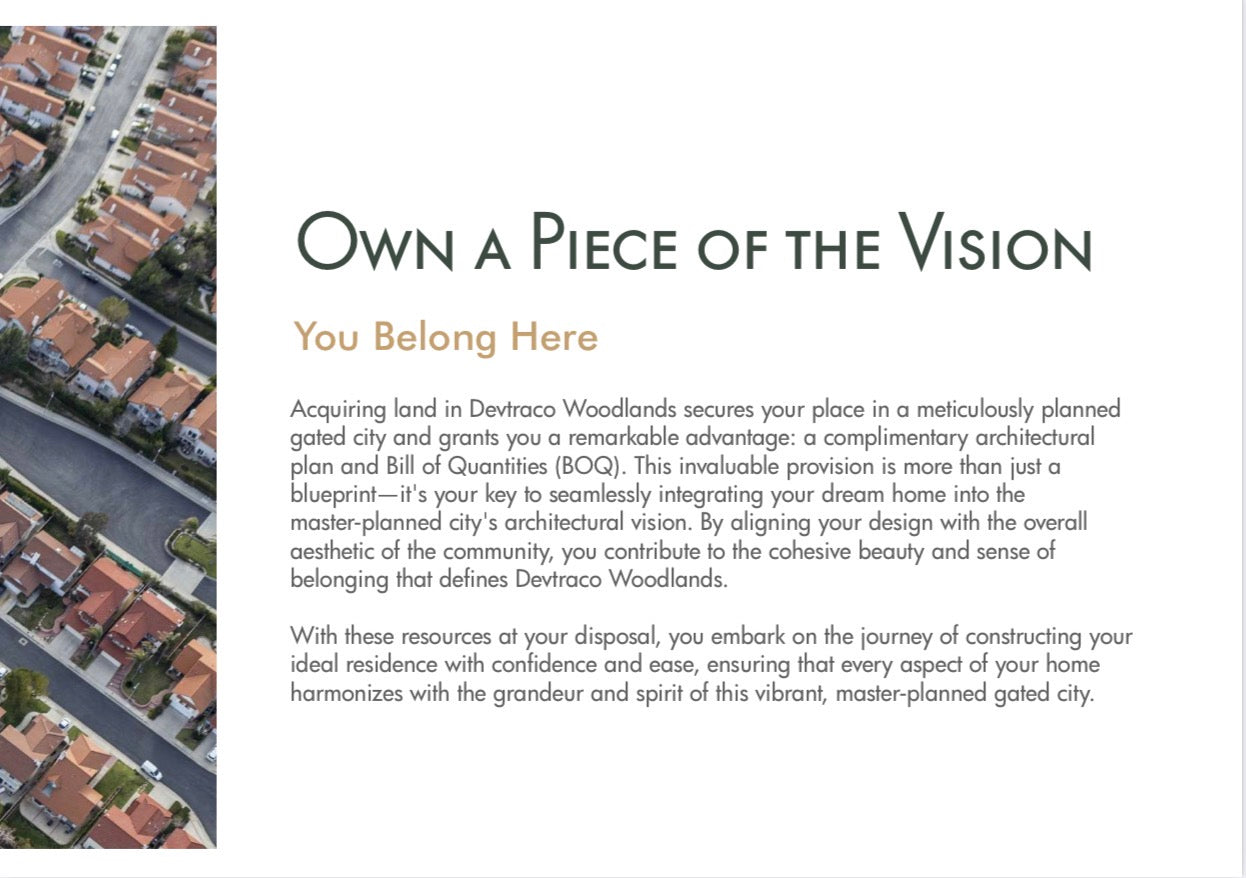 Devtraco Woodlands — Serviced Plots and Modern Homes For Sale — 24Hr Secured Gated Community — Essential Amenities and Facilities — Dawhenya Ghana