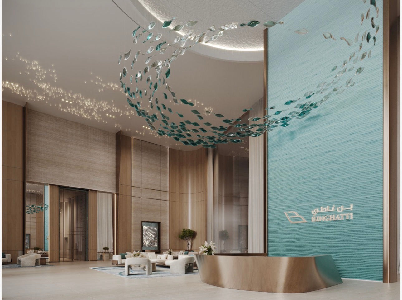 Aquarise — Studio 1 2 3 4 Bedroom Ultra Luxury Residences — Retail Units — Residential Lifestyle Masterpiece — Dubai UAE