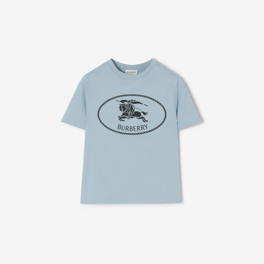 Knight Stamp Cotton T-shirt