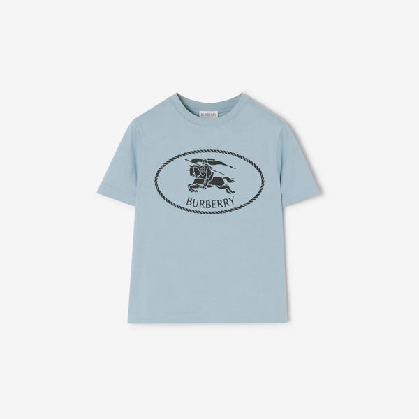 Knight Stamp Cotton T-shirt