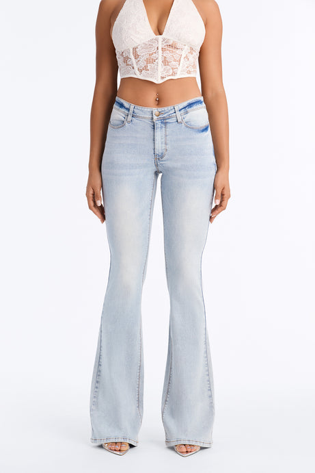 Tall Lost Without You Soft Stretch Bootcut Jeans