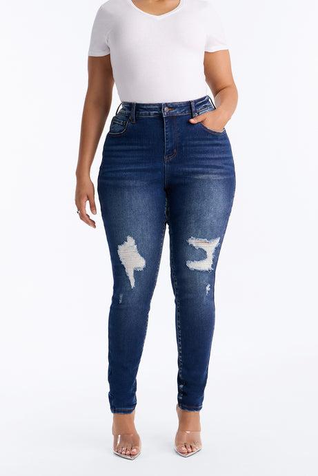 Tall Kalisha Stretch Ripped Skinny Jeans