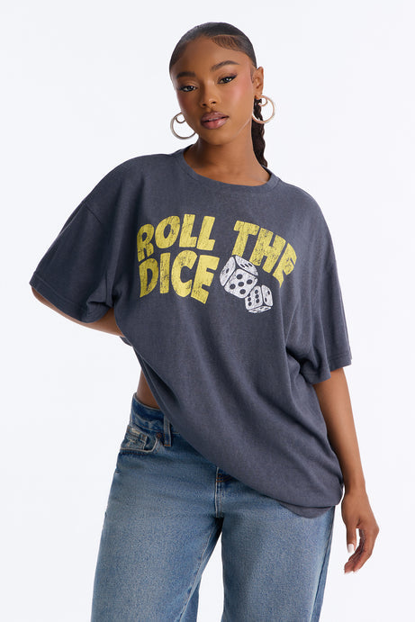 Roll The Dice Oversized Tee