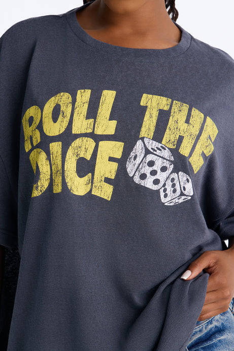Roll The Dice Oversized Tee