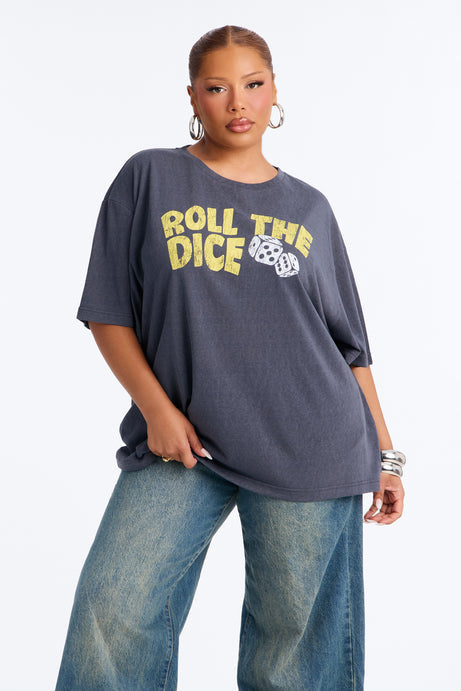 Roll The Dice Oversized Tee
