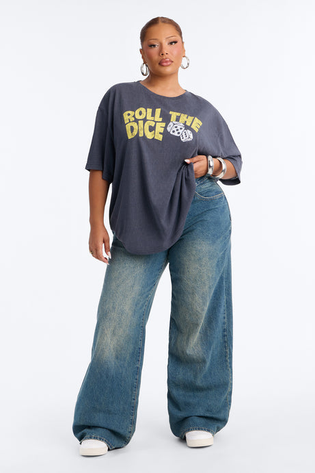 Roll The Dice Oversized Tee