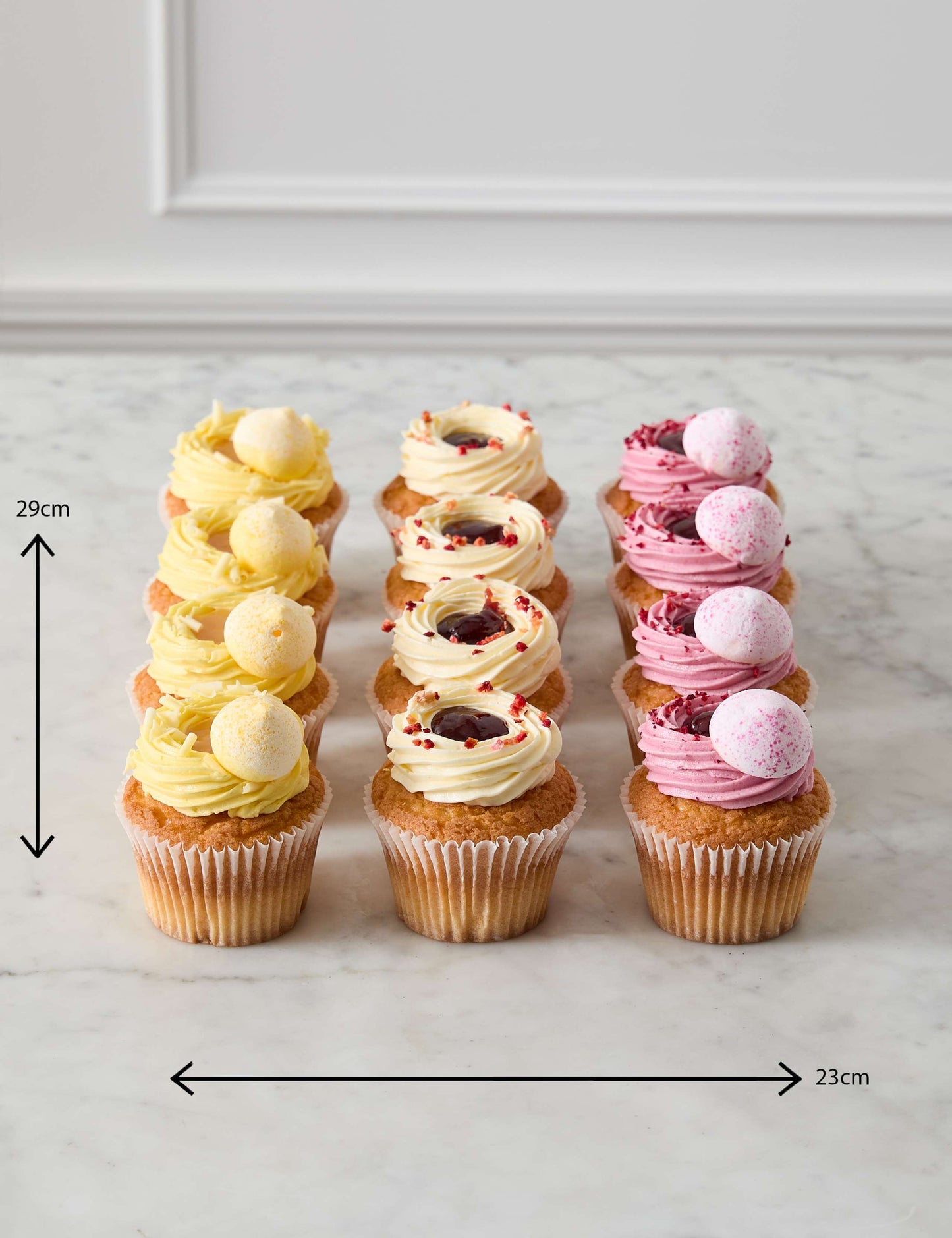 Fantastically Fruity Cupcake Selection (Serves 12)