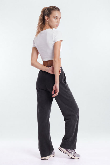 French Terry 32″ Wide Leg Pant
