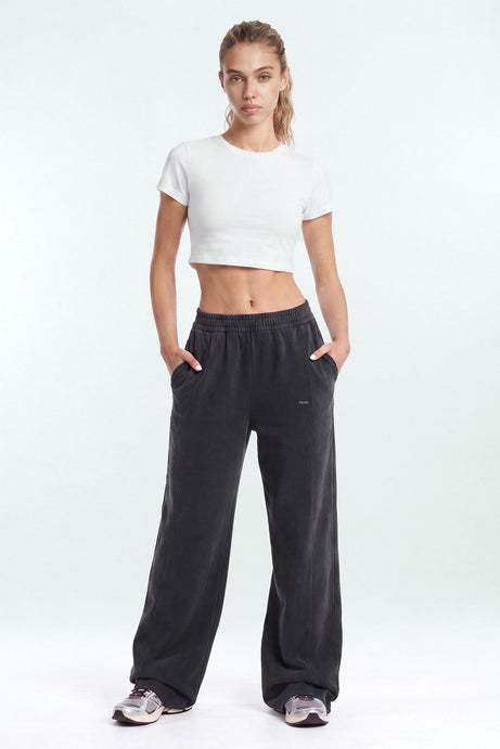 French Terry 32″ Wide Leg Pant