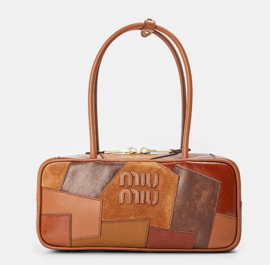 Miu Miu Women's Patch Beau Top Handle Bag