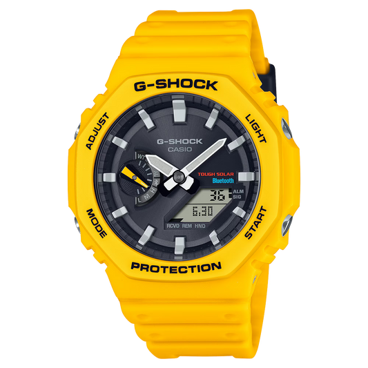 Casio G-Shock GA-B2100C-9AER – CasiOak with Tough Solar and Bluetooth, Yellow
