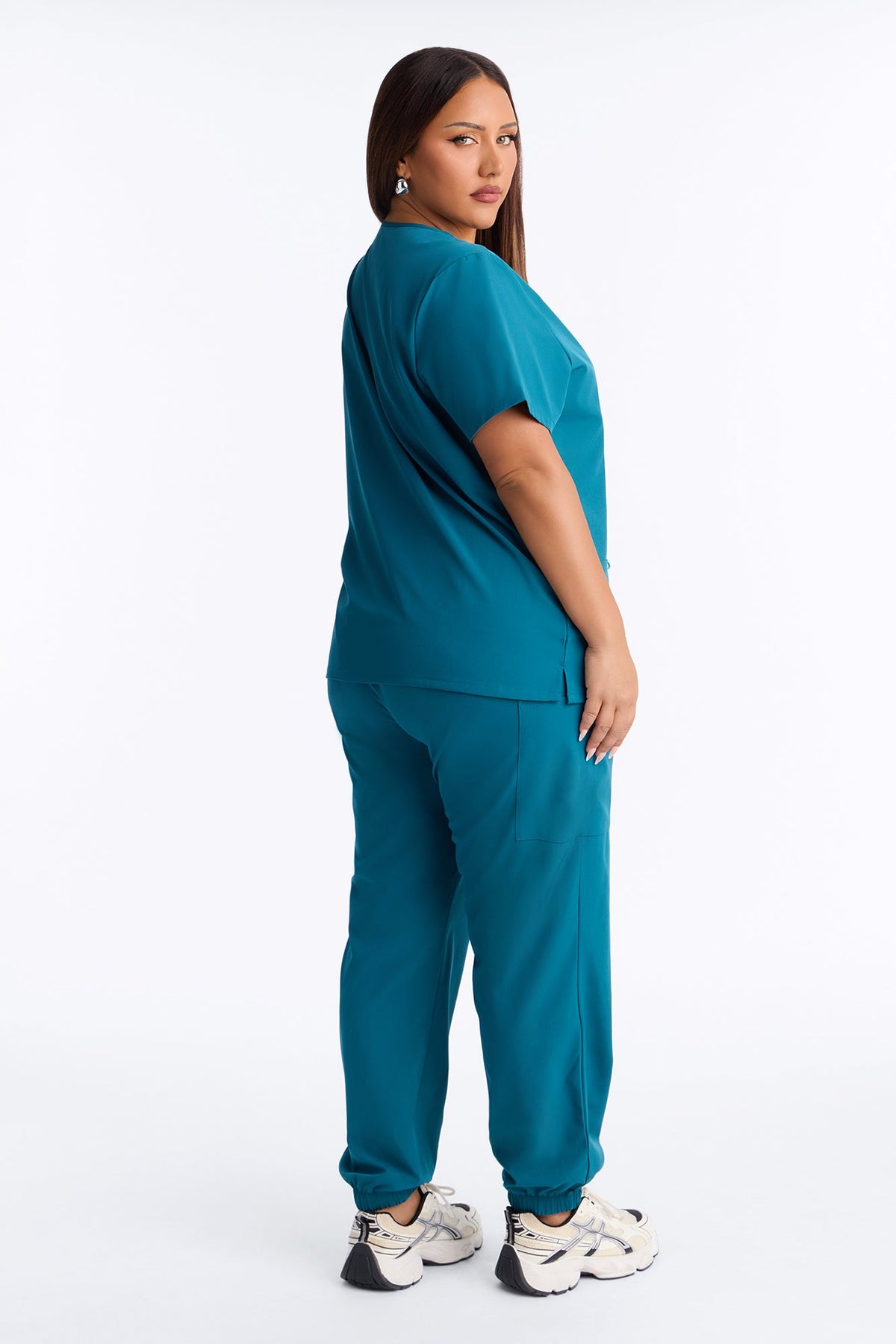 Working Overtime Jogger 4FLEX Uniform Scrub Set - Teal