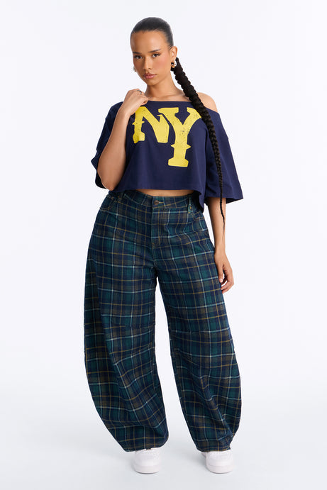 NY Metropolitan Off Shoulder Tee