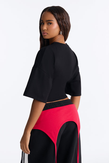 LA Urban Style Cinched Waist Tee