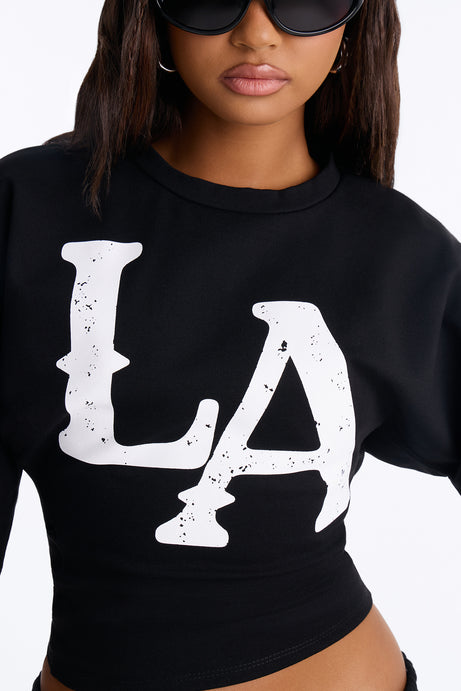 LA Urban Style Cinched Waist Tee