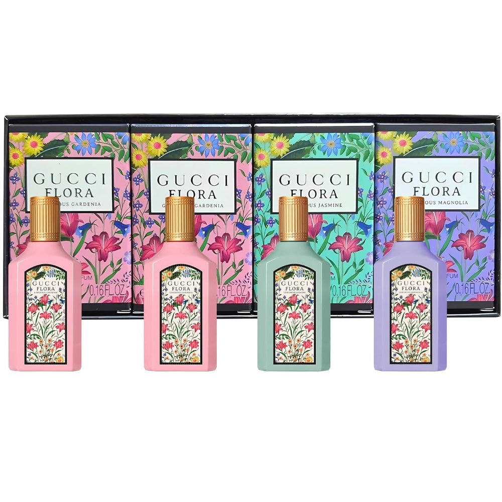 Gucci Flora Fragrance Mini Discovery Gift Set 4 x 5ml