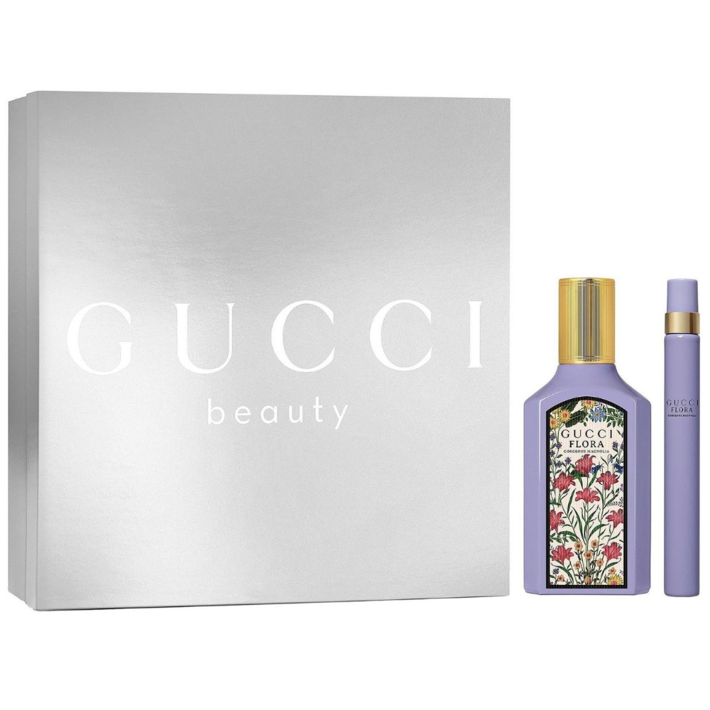 Gucci Flora Gorgeous Magnolia Eau De Parfum Gift Set 50ml
