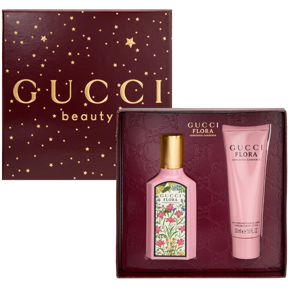 Gucci Flora Gorgeous Gardenia Eau De Parfum Gift Set 50ml