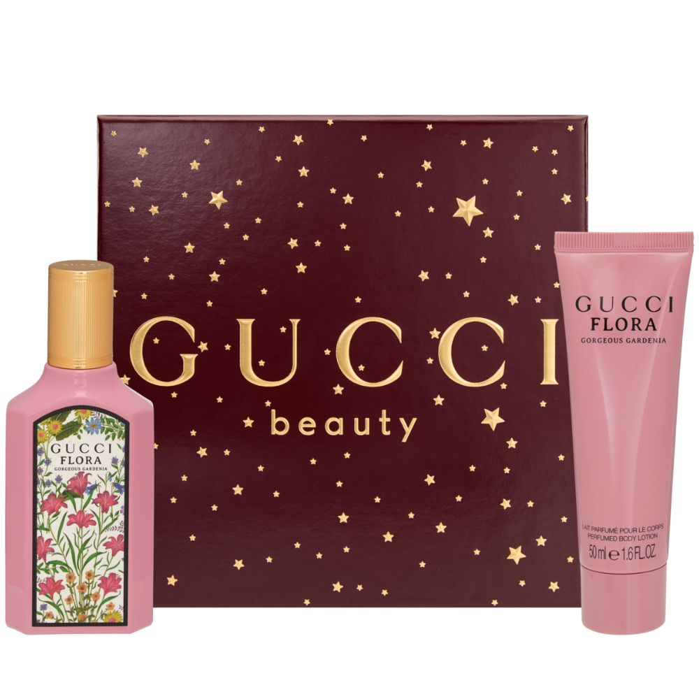 Gucci Flora Gorgeous Gardenia Eau De Parfum Gift Set 50ml