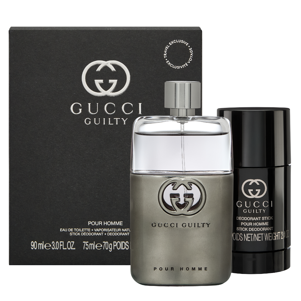 Gucci Guilty For Him Eau De Toilette Gift Set 90ml