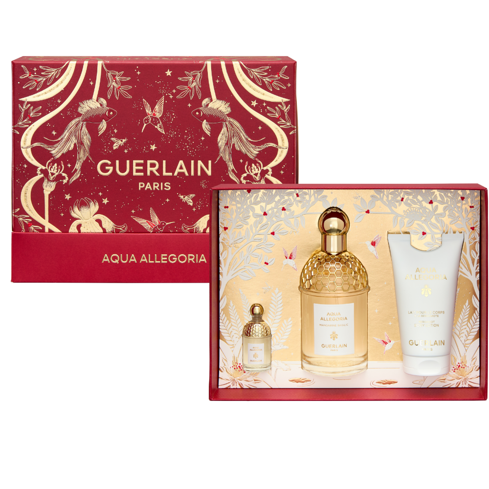 Guerlain Aqua Allegoria Mandarine Basilic Eau De Toilette Gift Set 125ml