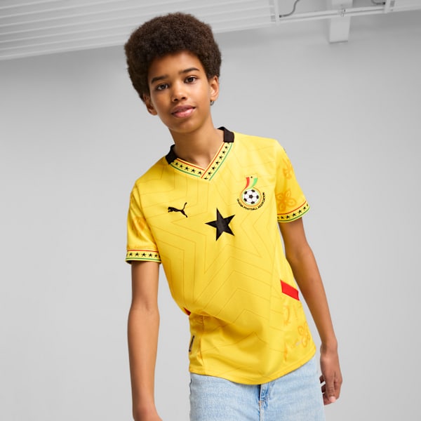 Ghana 2025 Away Jersey Youth