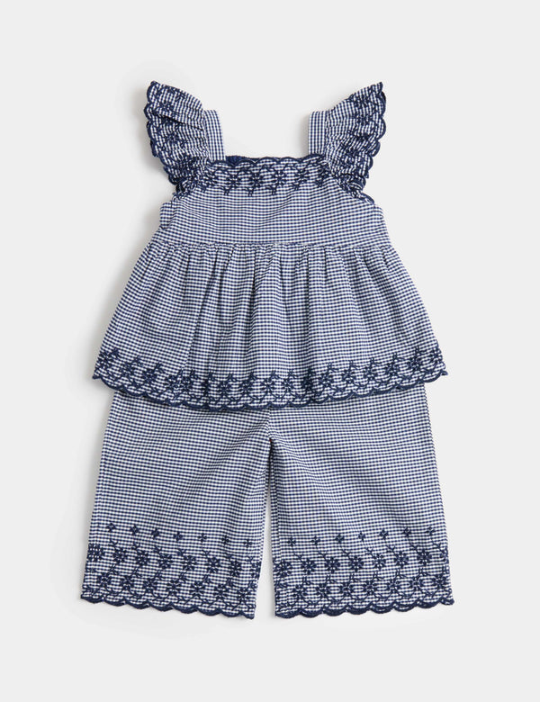 Gingham Top & Bottom Outfit (0-5 Yrs)