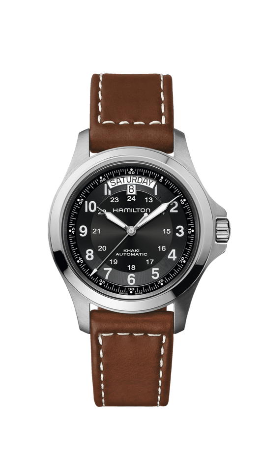 Hamilton Khaki Field King 40mm Automatic Men's Watch Black Dial