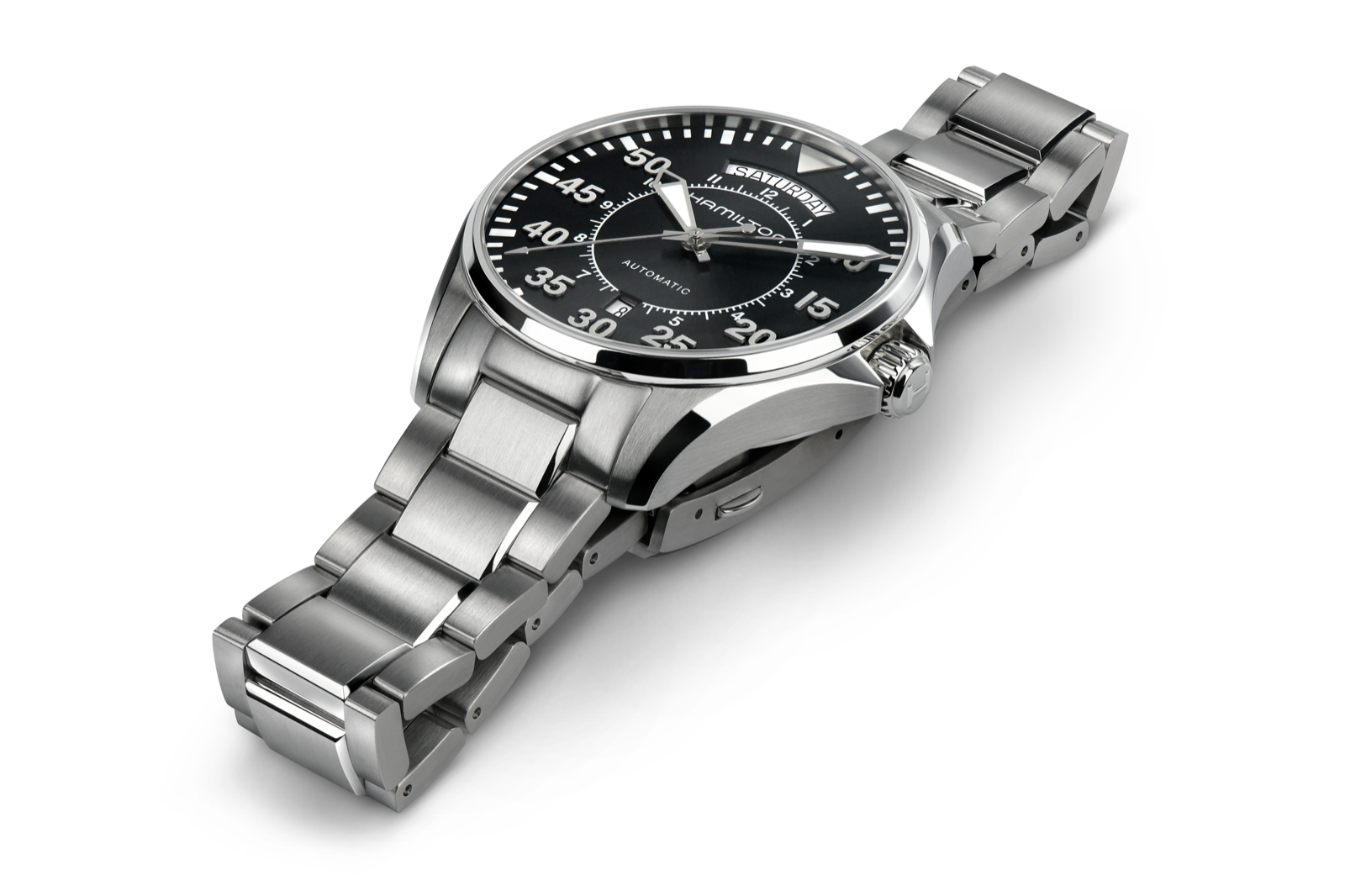 Hamilton Khaki Aviation Pilot Day Date Watch Automatic