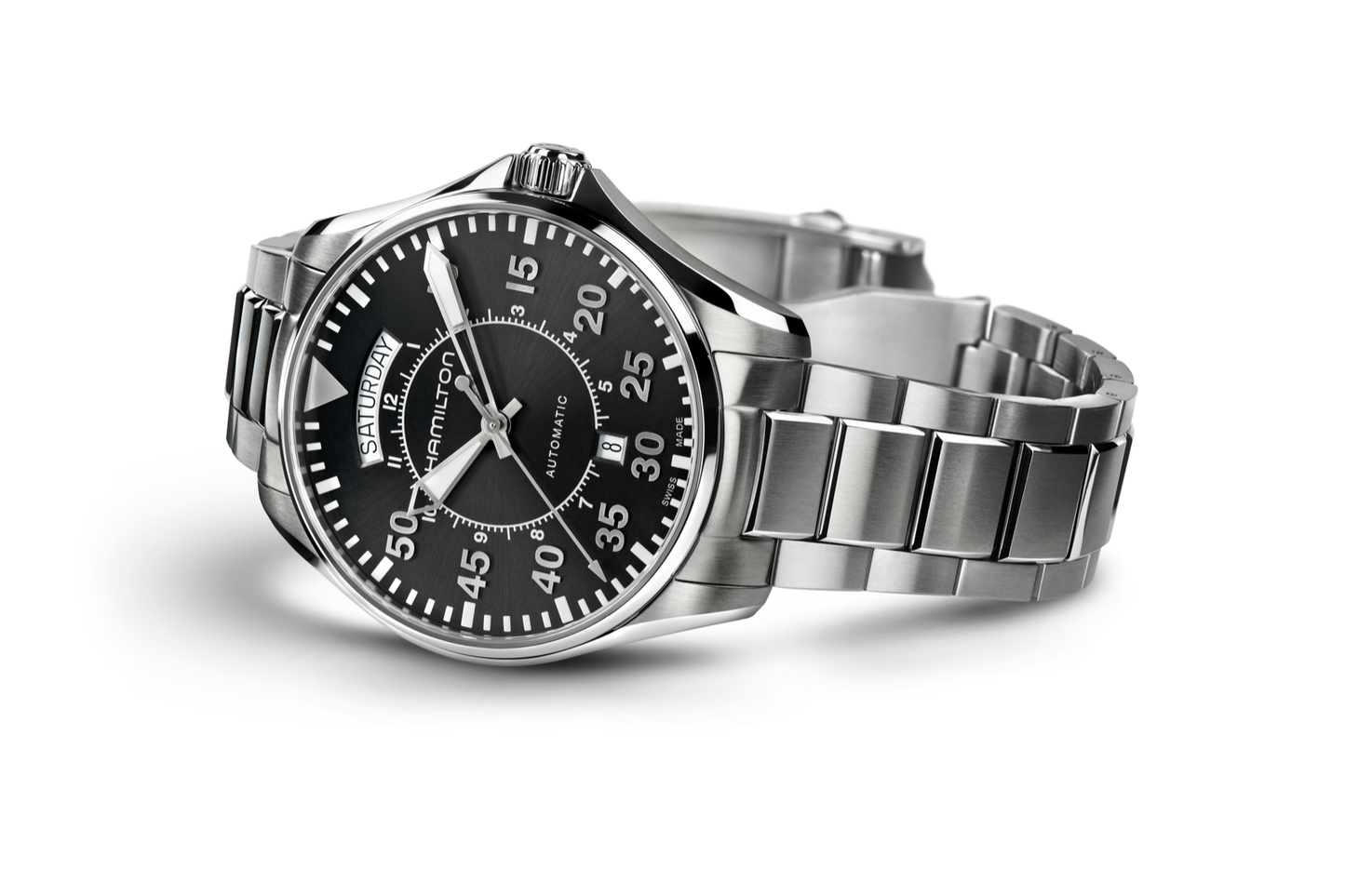 Hamilton Khaki Aviation Pilot Day Date Watch Automatic