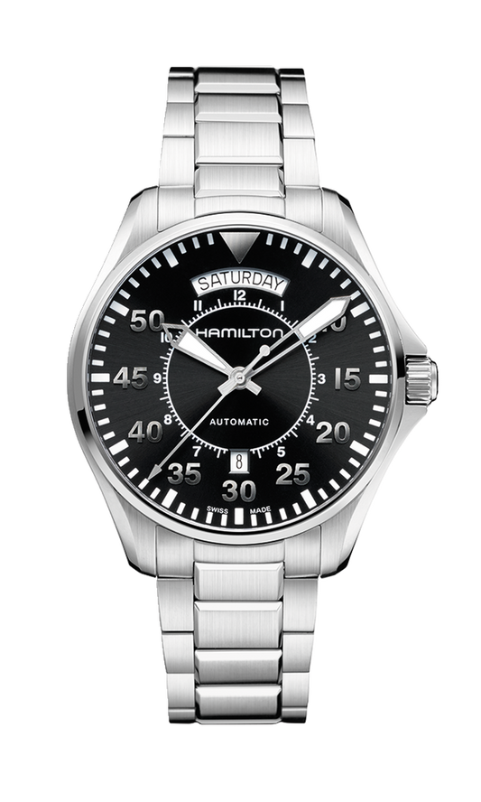 Hamilton Khaki Aviation Pilot Day Date Watch Automatic