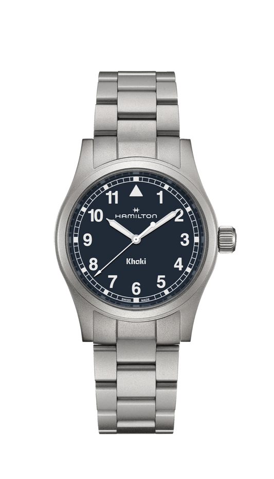 Hamilton Khaki Field Watch 38mm Quartz Blue Dial Stainless Steel