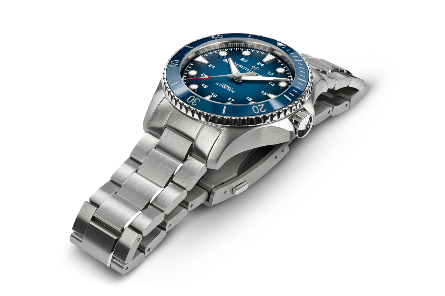 Hamilton Khaki Navy Scuba 43mm Automatic Blue Dial
