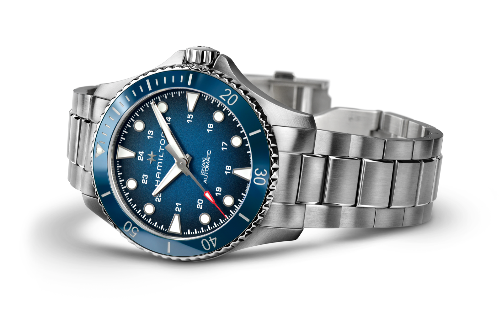 Hamilton Khaki Navy Scuba 43mm Automatic Blue Dial