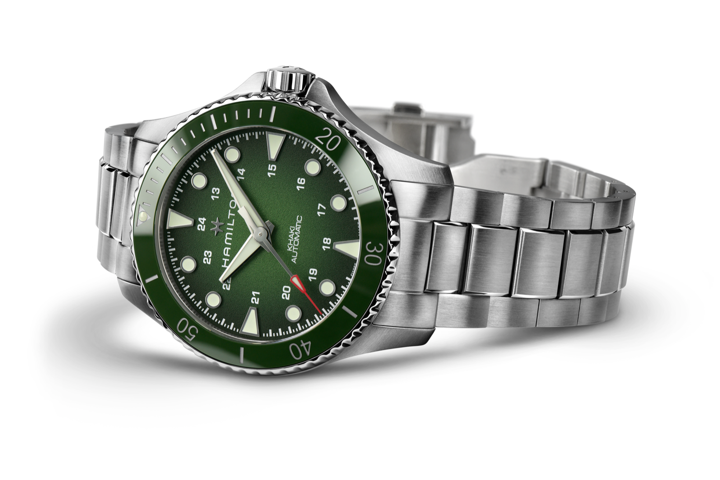 Hamilton Khaki Navy Scuba 43mm Automatic Green Dial