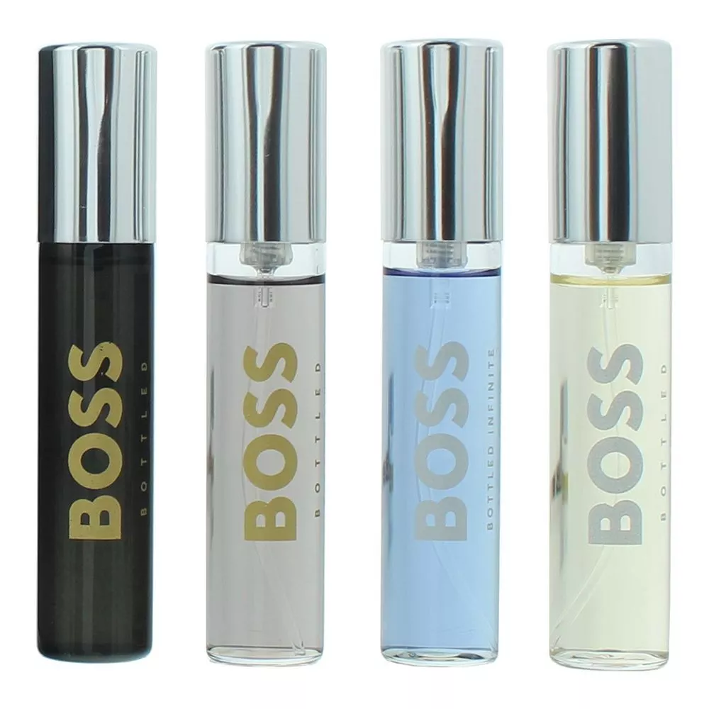 Hugo Boss Men's Mini Discovery Fragrance Gift Set 4 x 10ml